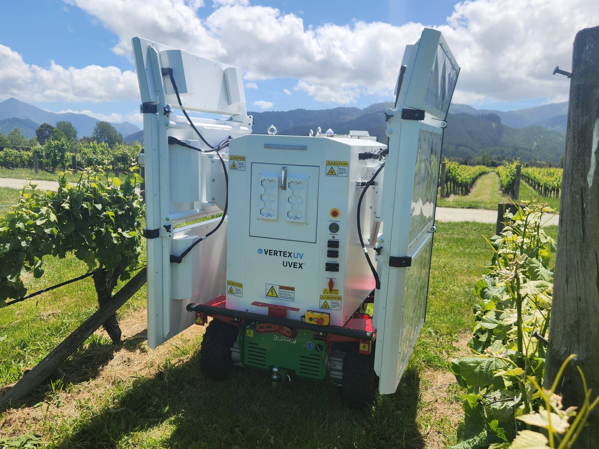 UV light in vineyards to reduce fungicide dependence